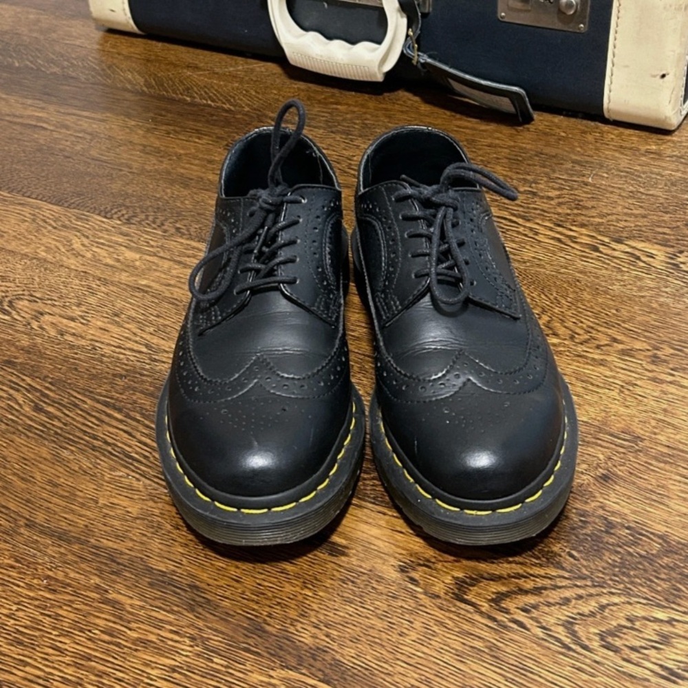Dr. Martens Black Leather Oxfords